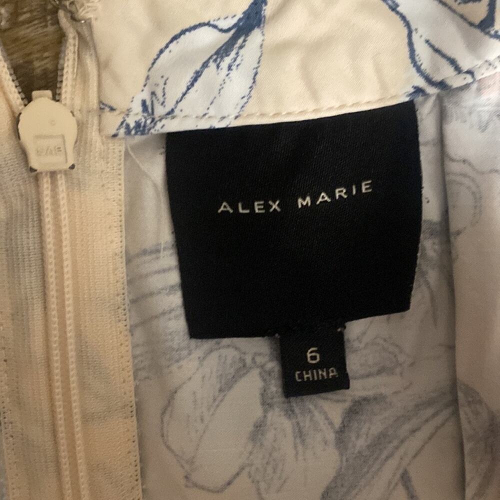 Alex Marie Tonya Halter Midi Dress Size 6 - Picture 4 of 8